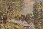 Alfred Sisley, Flublandschaft bei Moret-sur-Loing